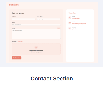 Contact Section
